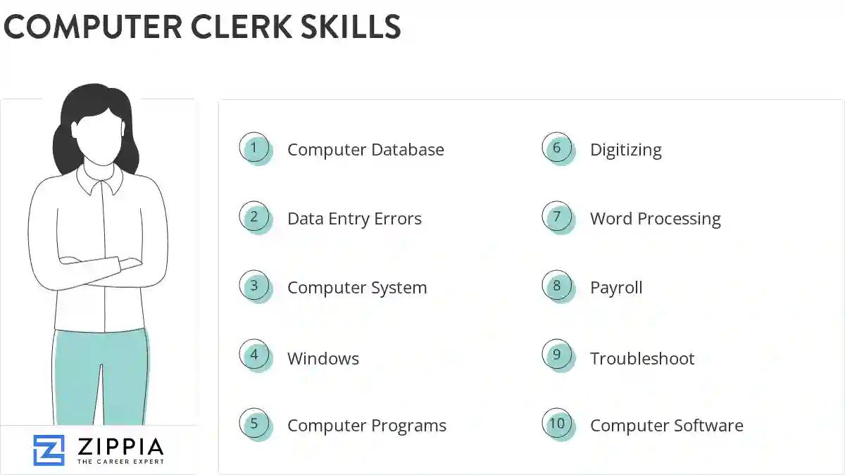 Computer clerk skills