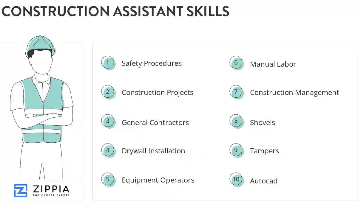 Construction assistant skills