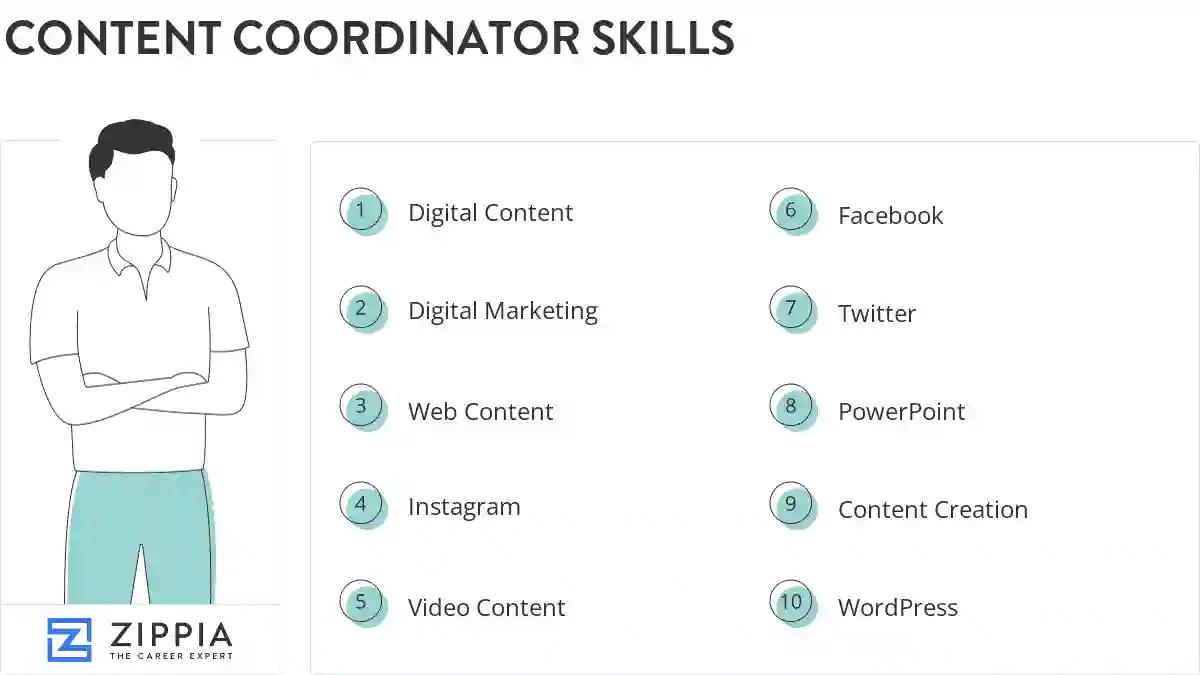 Content coordinator skills