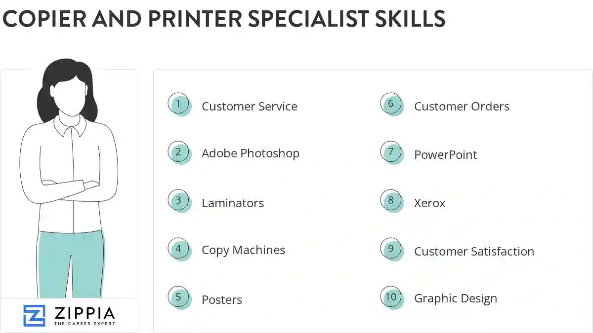 Copier and printer specialist skills