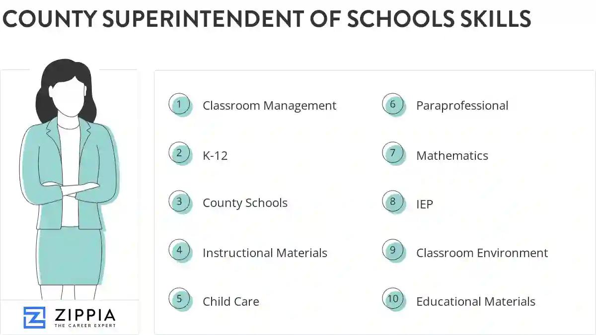 County superintendent of schools skills
