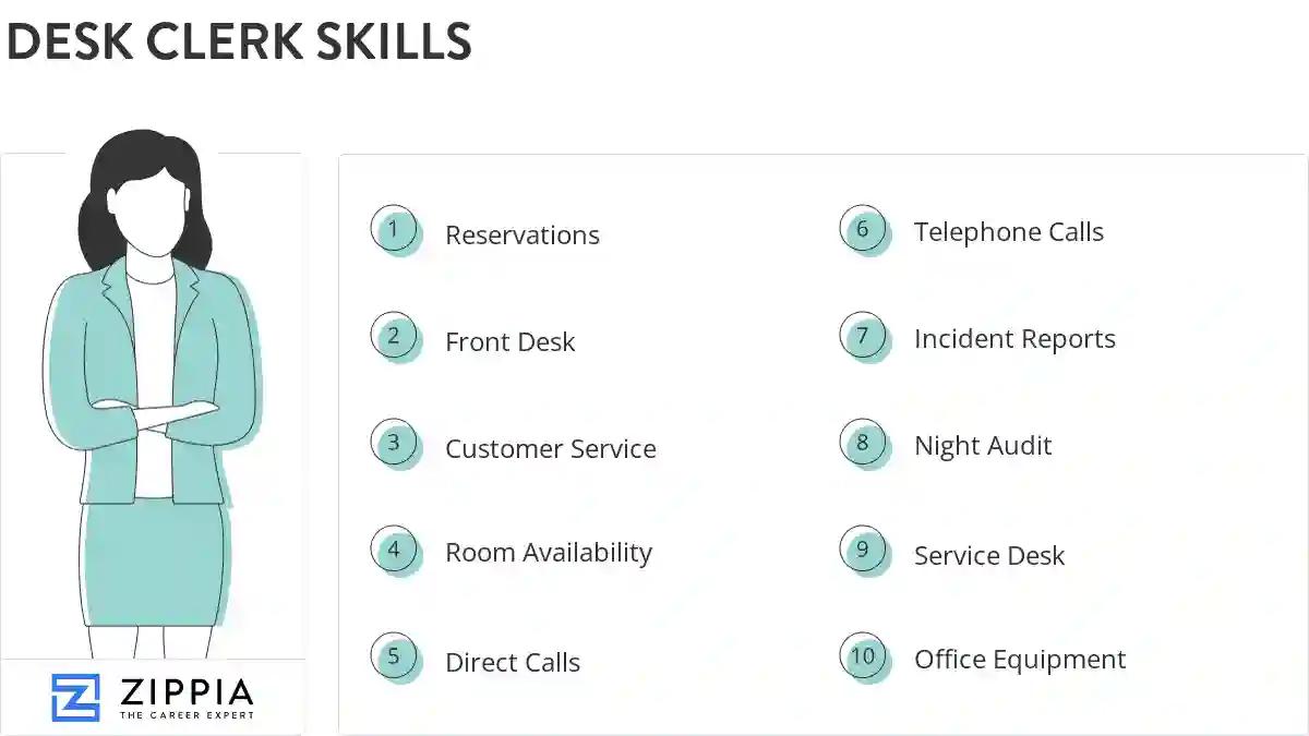 Desk clerk skills