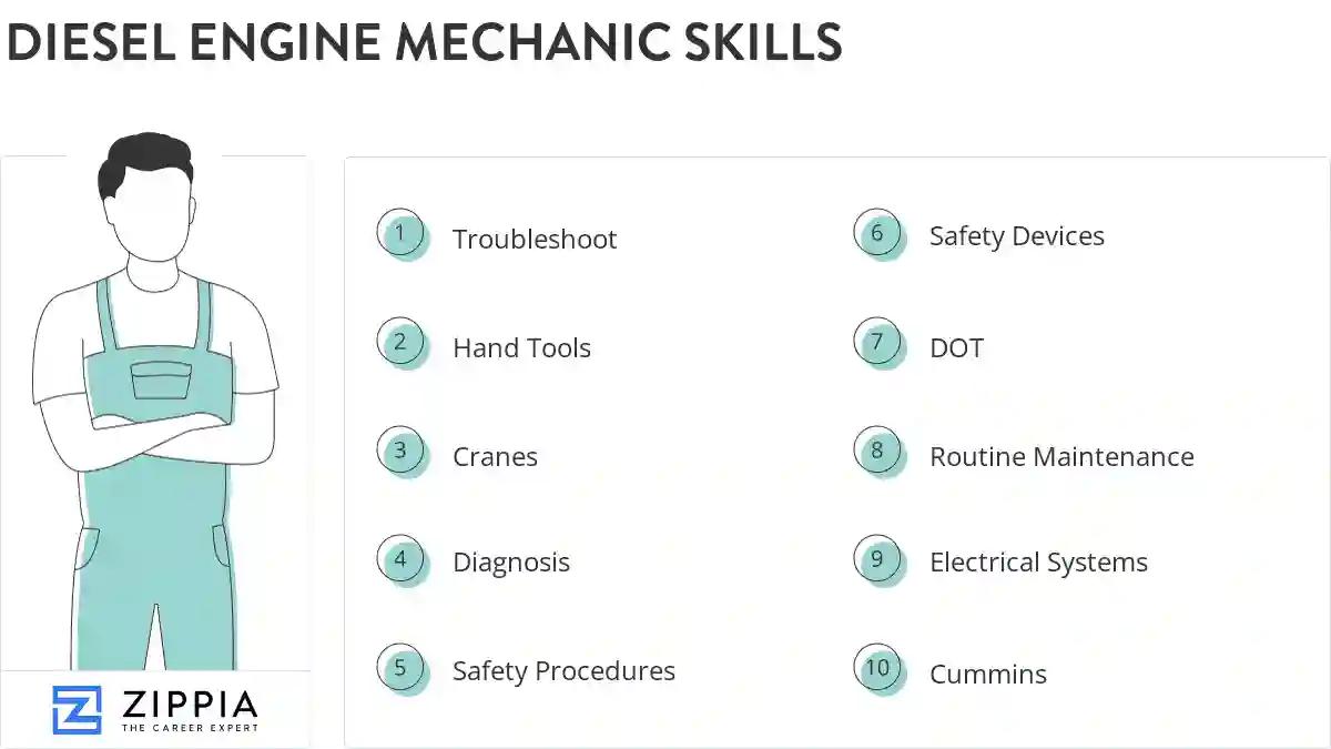 Diesel engine mechanic skills