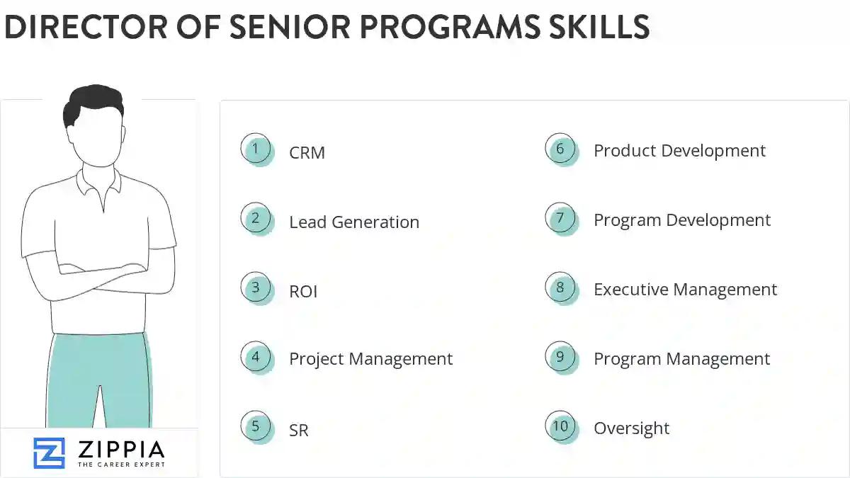 Director of senior programs skills