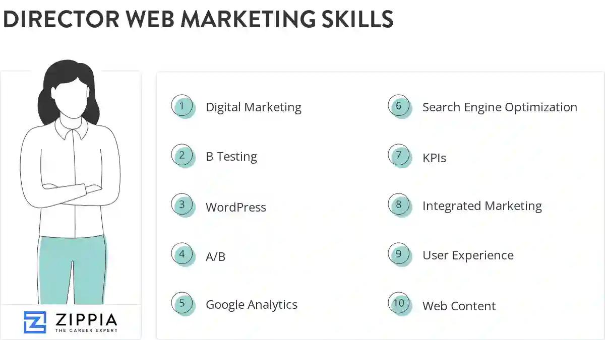 Director web marketing skills