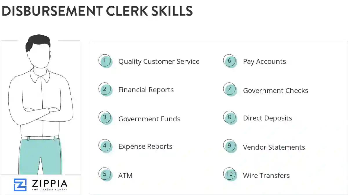 Disbursement clerk skills