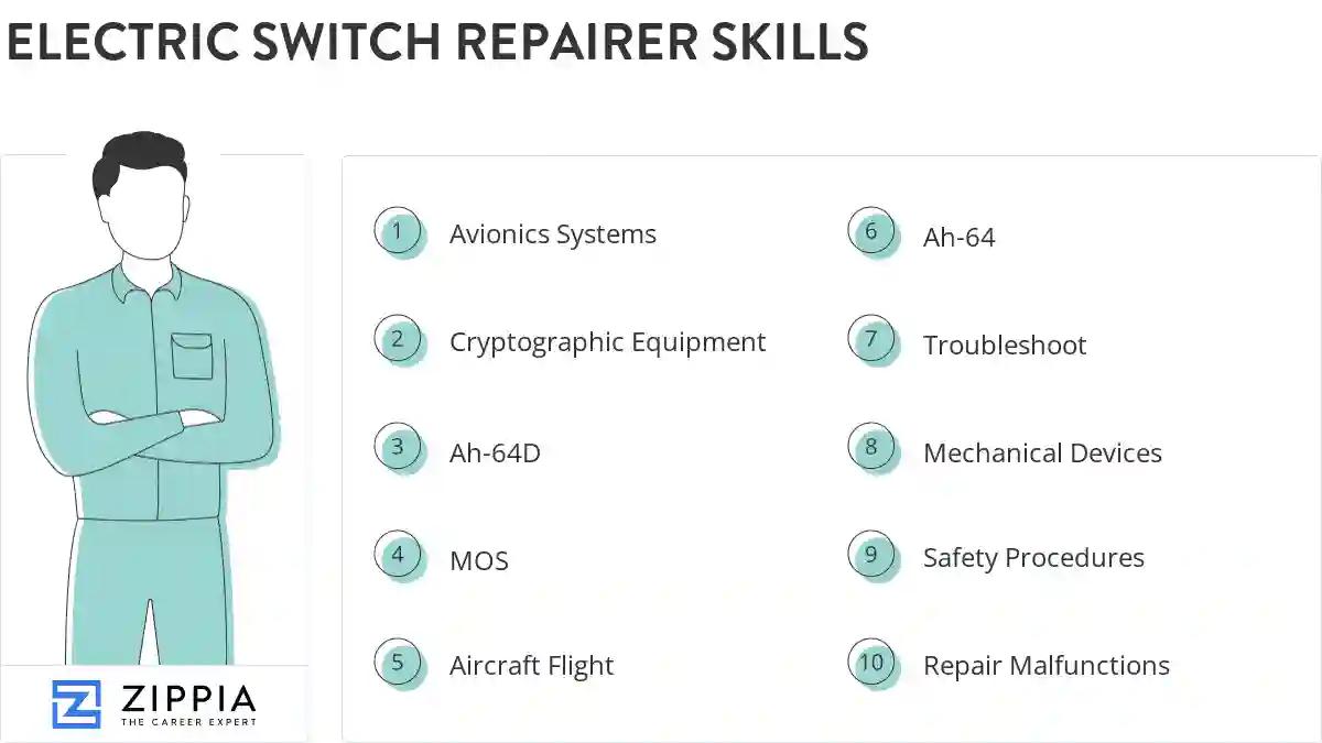 Electric switch repairer skills