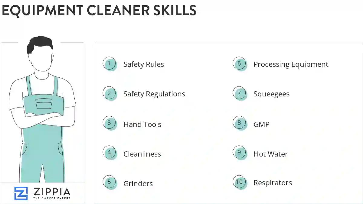 Equipment cleaner skills
