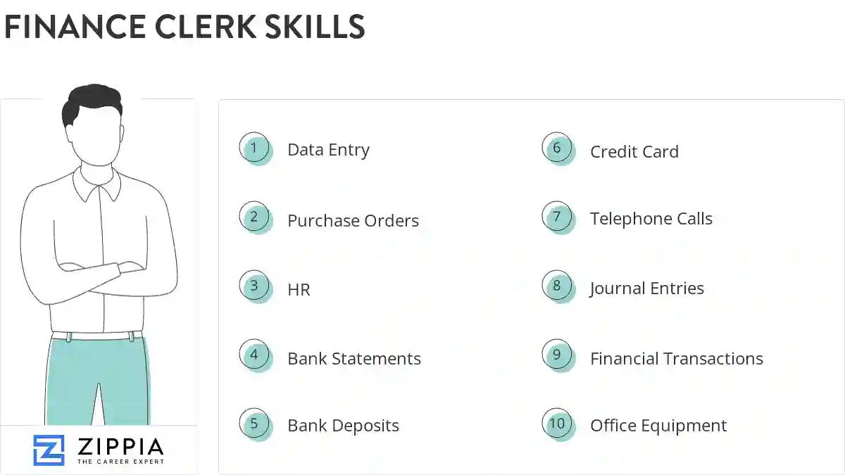 Finance clerk skills