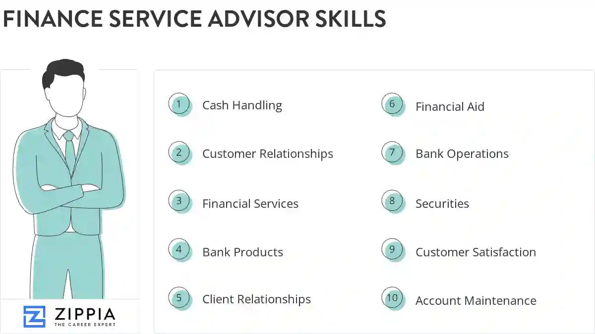 Finance service advisor skills