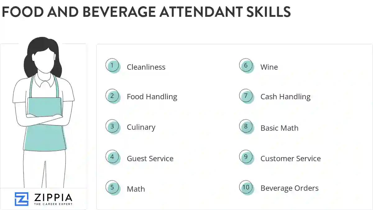 Food and beverage attendant skills