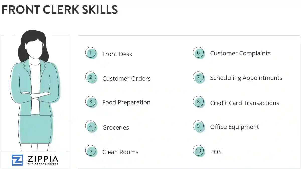 Front clerk skills