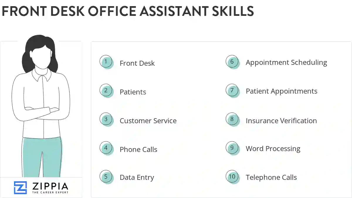 Front desk office assistant skills