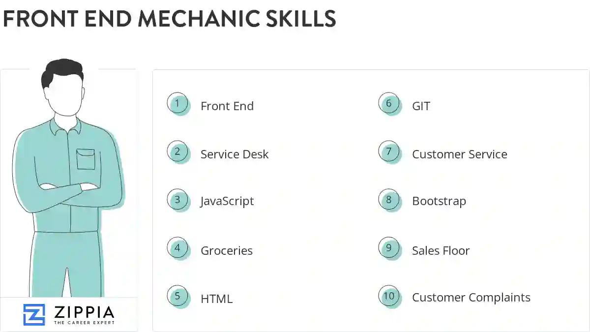 Front end mechanic skills