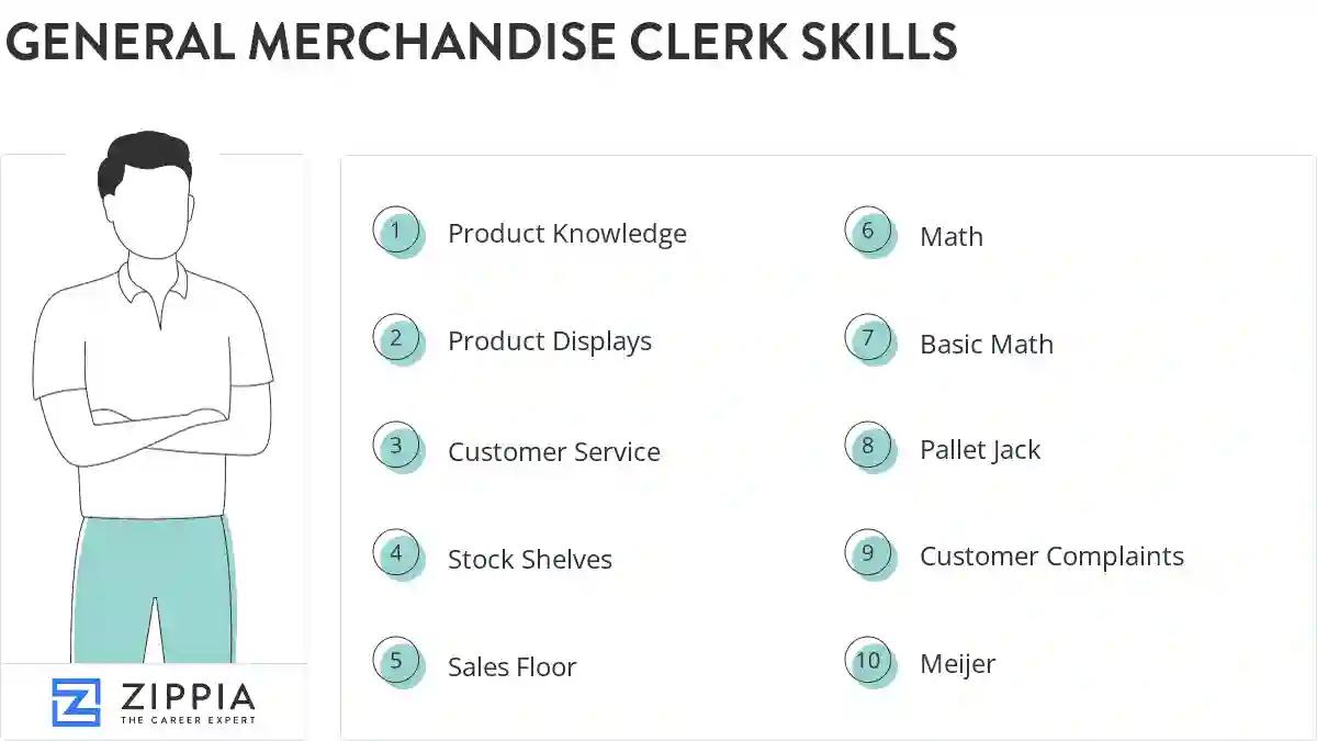General merchandise clerk skills