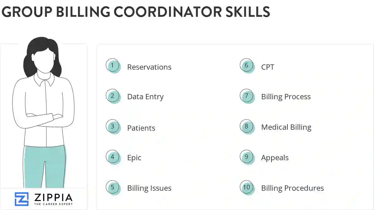 Group billing coordinator skills