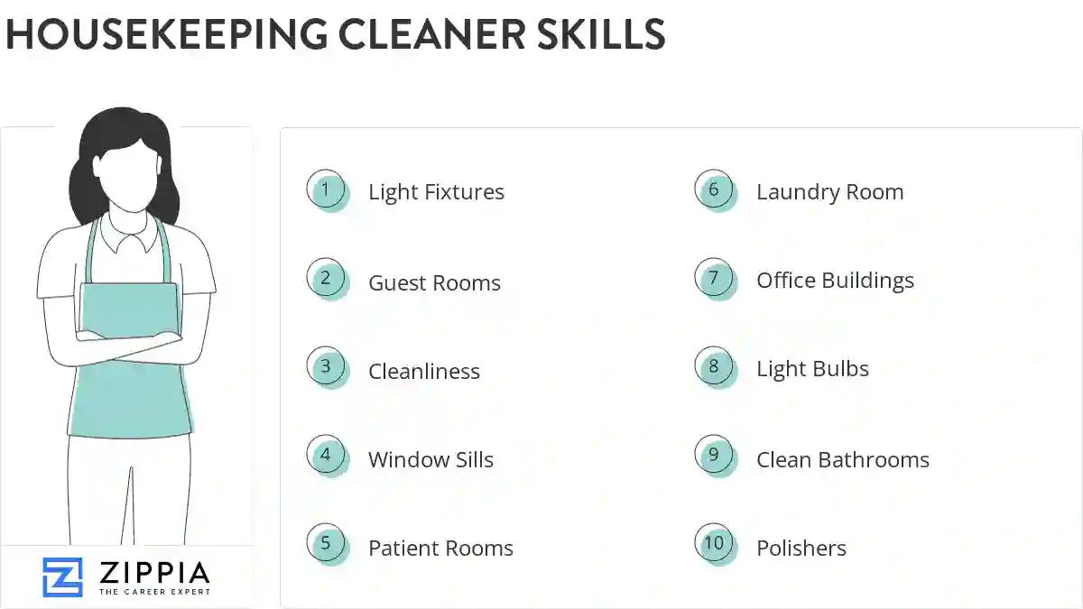 Housekeeping cleaner skills