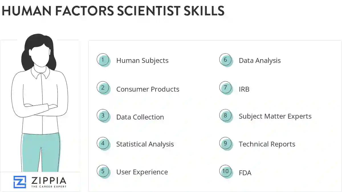 Human factors scientist skills