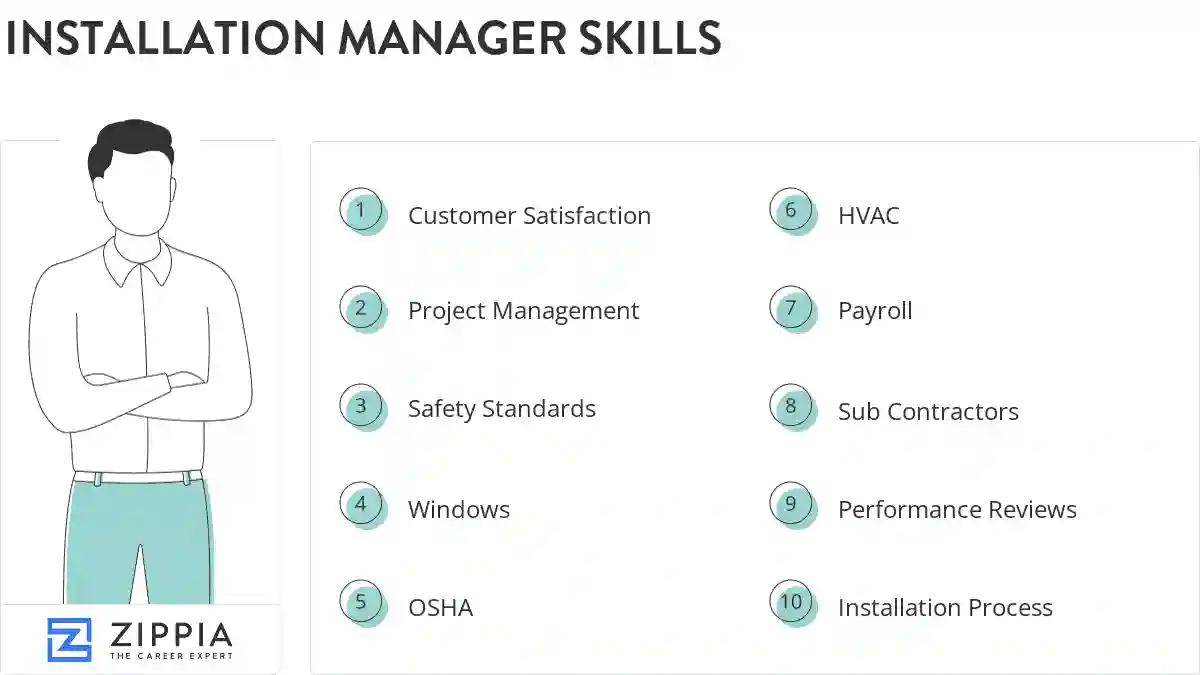 Installation manager skills