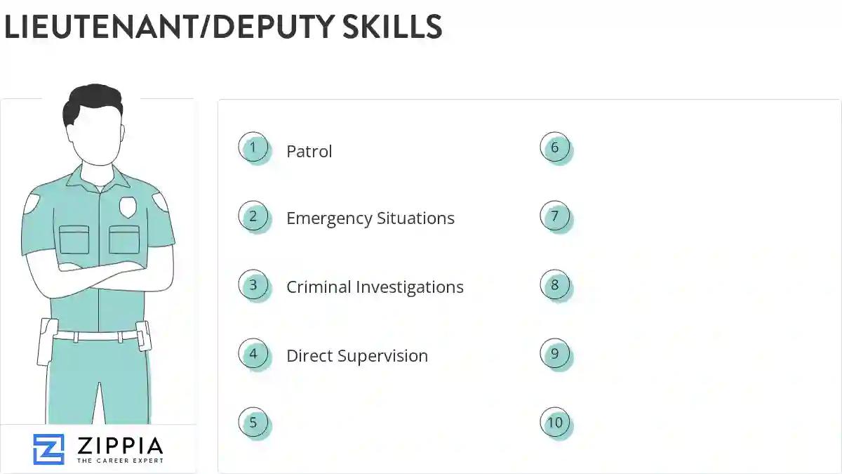Lieutenant/deputy skills