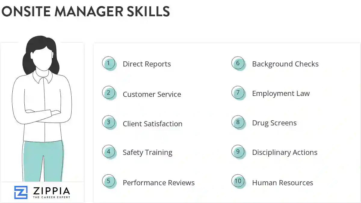 Onsite manager skills