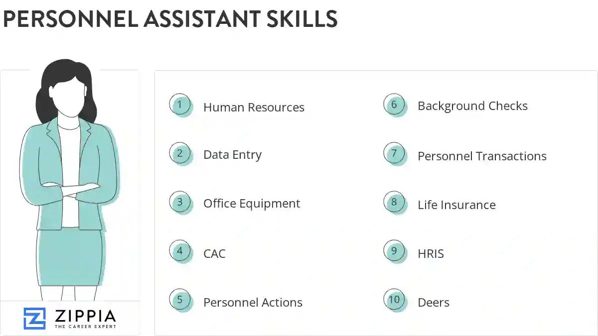 Personnel assistant skills