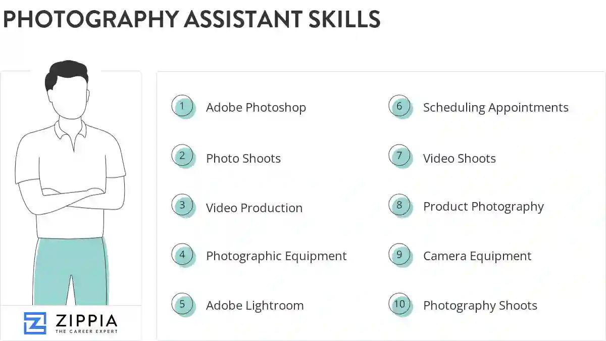 Photography assistant skills