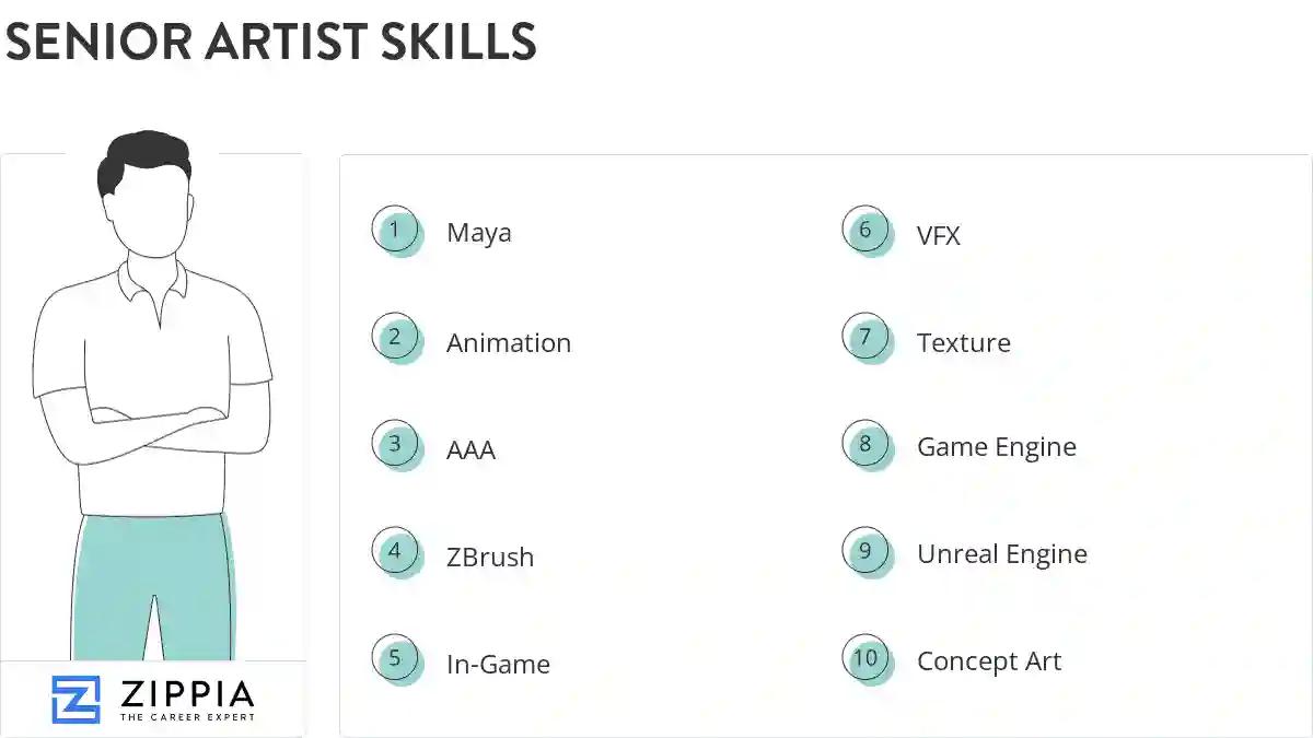 Senior artist skills