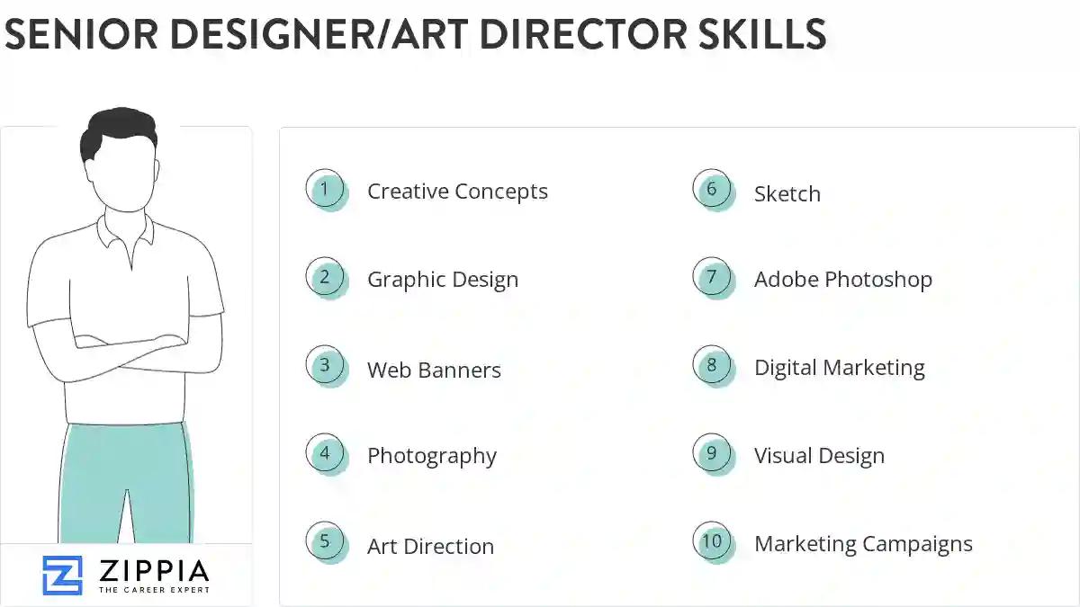 Senior designer/art director skills