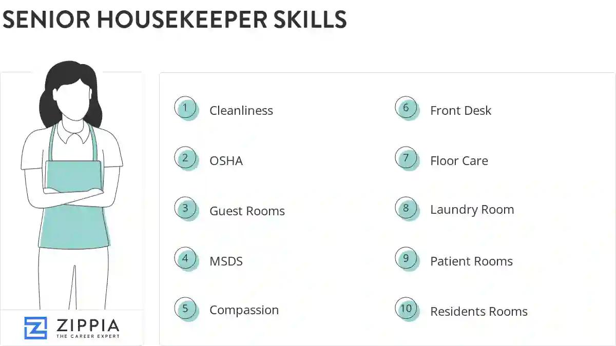 Senior housekeeper skills