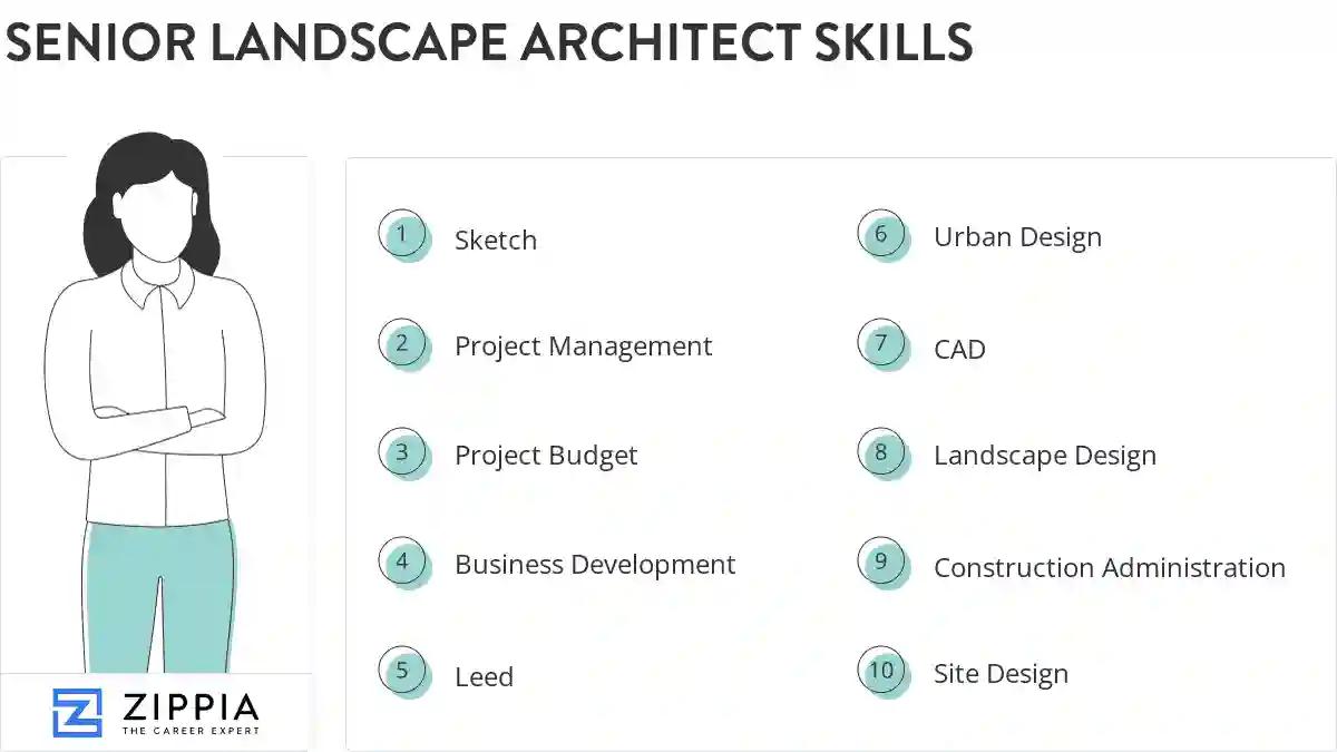 Senior landscape architect skills
