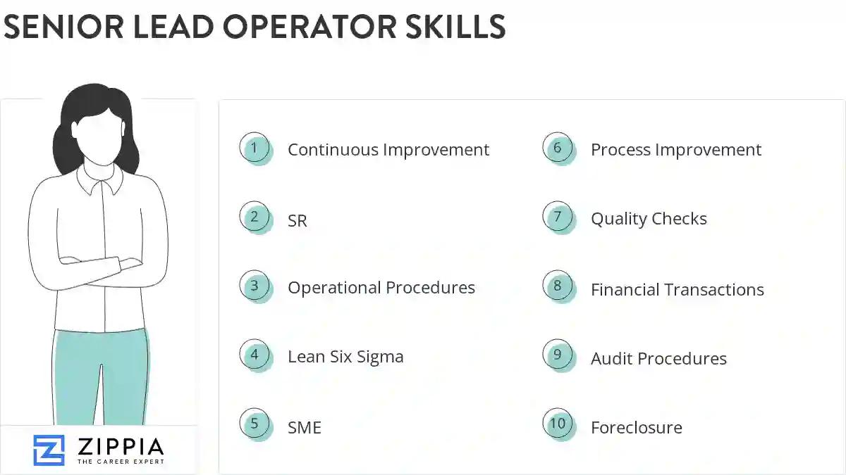 Senior lead operator skills