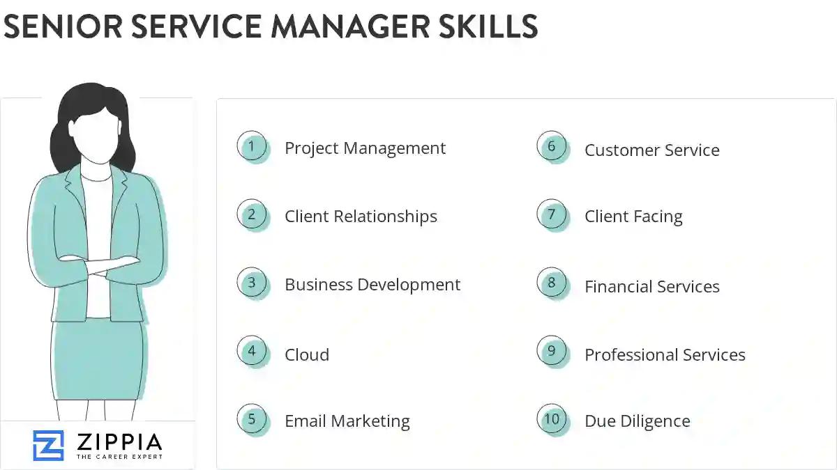 Senior service manager skills