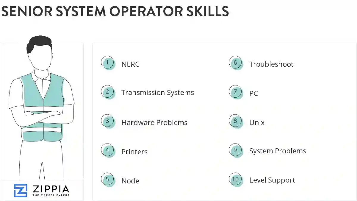 Senior system operator skills