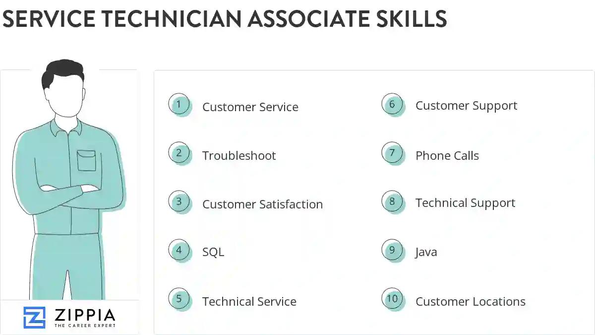 Service technician associate skills