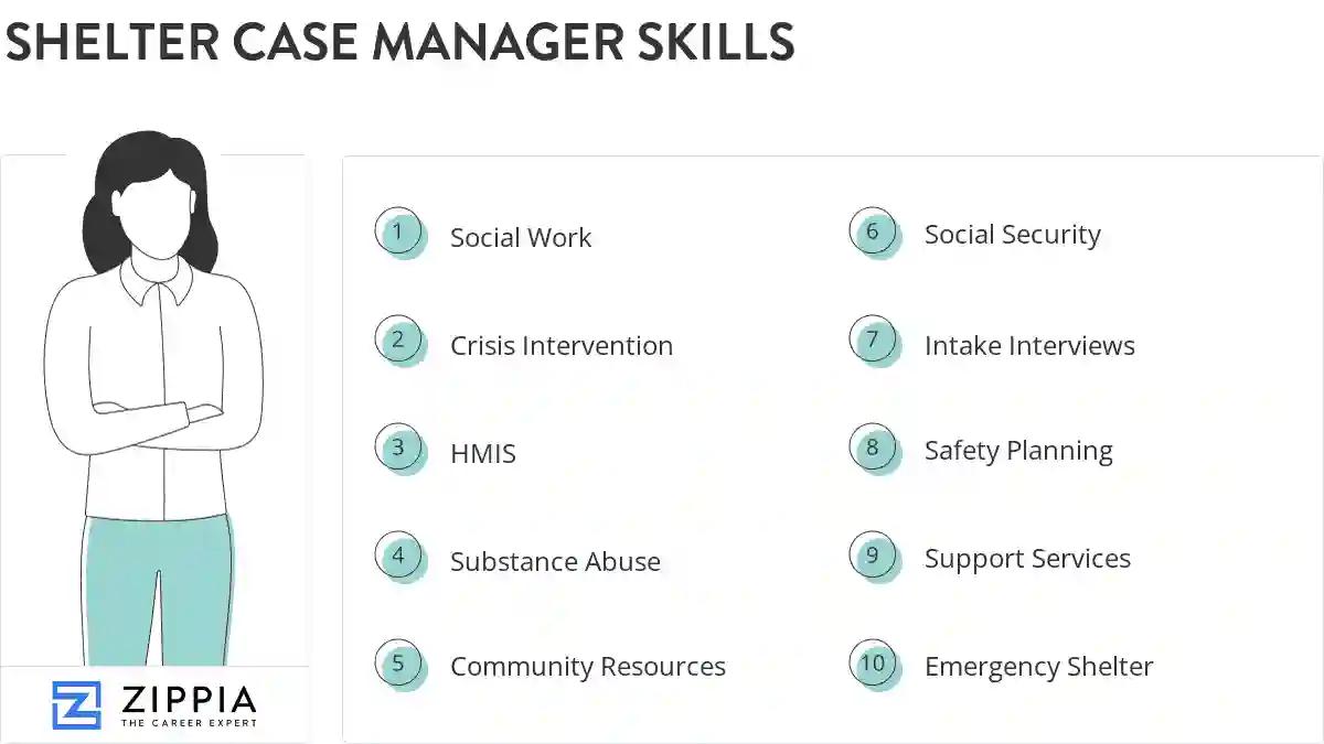 Shelter case manager skills