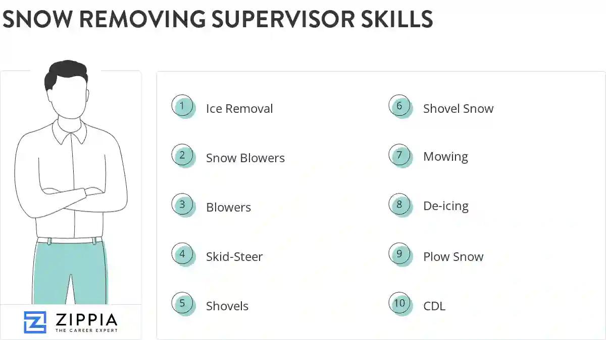 Snow removing supervisor skills