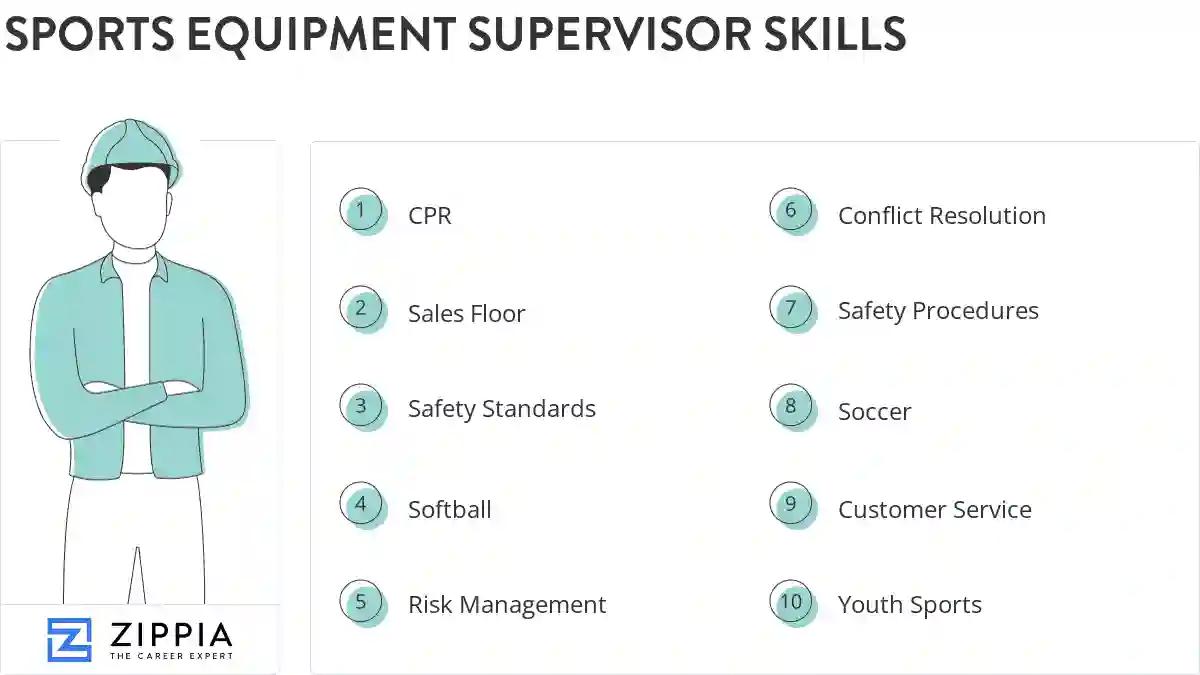 Sports equipment supervisor skills
