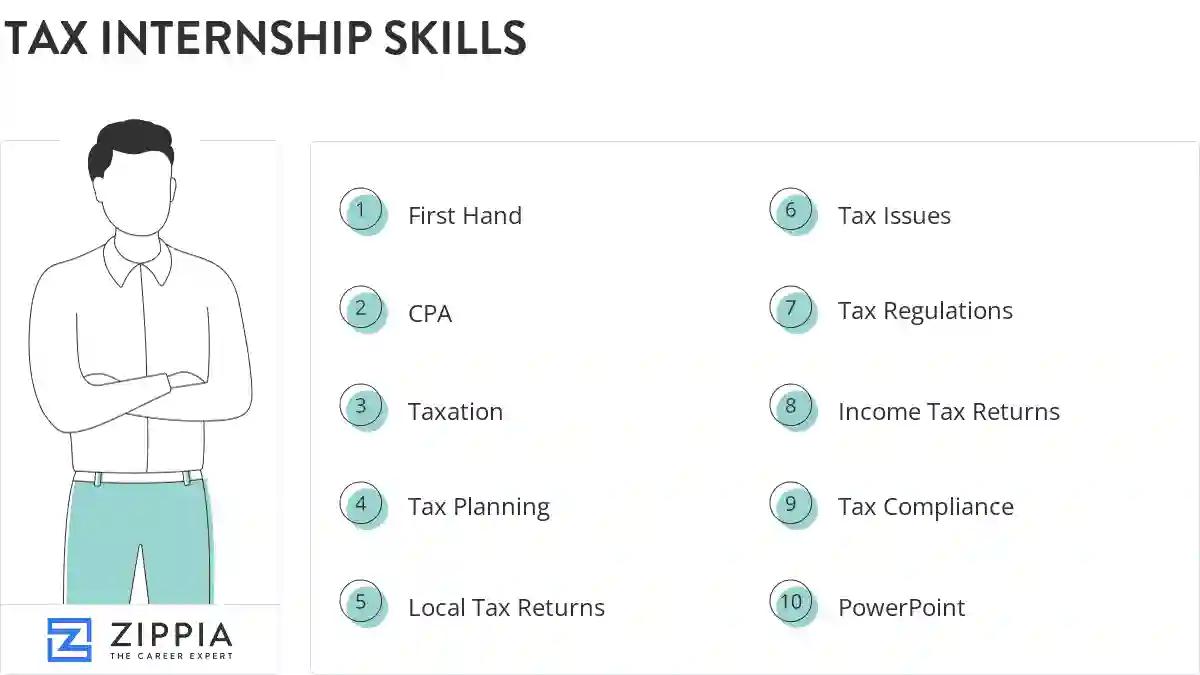 Tax internship skills