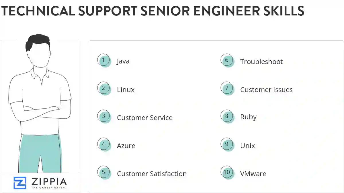 Technical support senior engineer skills