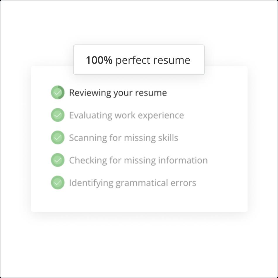 Instant <span>resume feedback</span> to help you get the interview