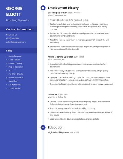 Batching Operator Resume