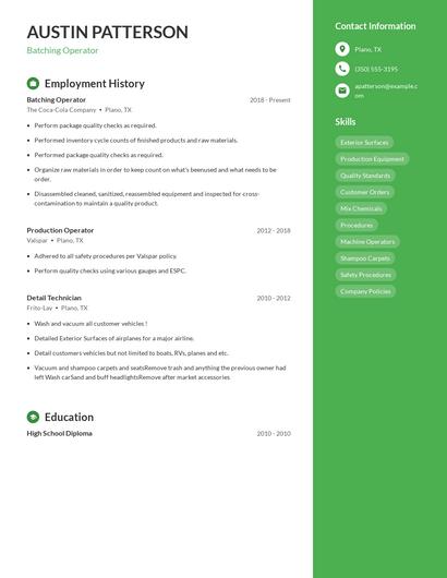 Batching Operator Resume