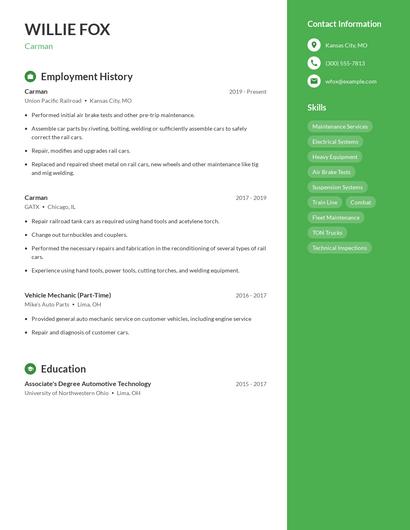 Carman Resume