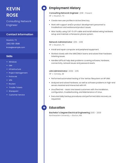 Consulting Network Engineer Resume
