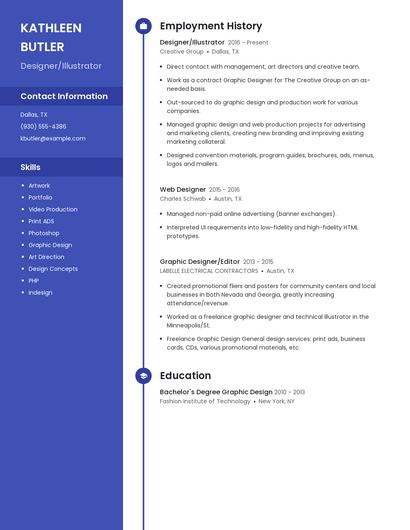 Designer/Illustrator Resume