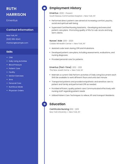 Emeritus Resume