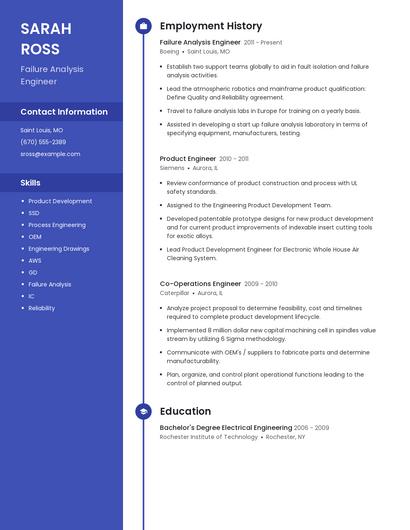 Failure Analysis Engineer Resume