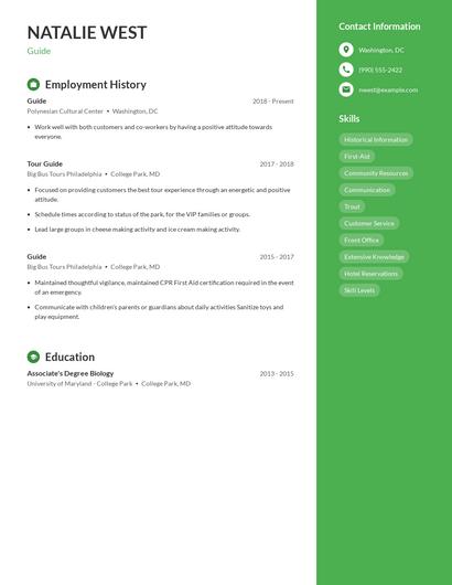 Guide Resume
