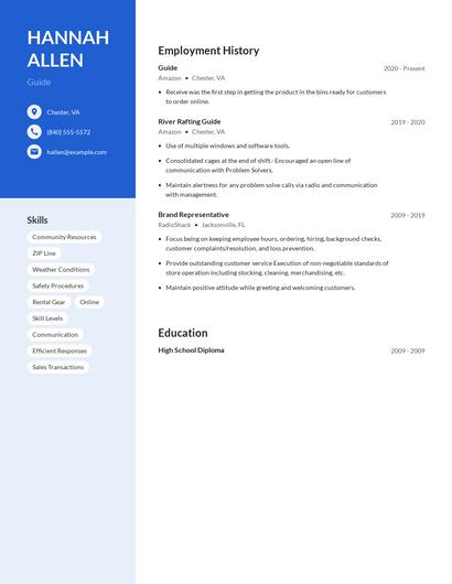 Guide Resume